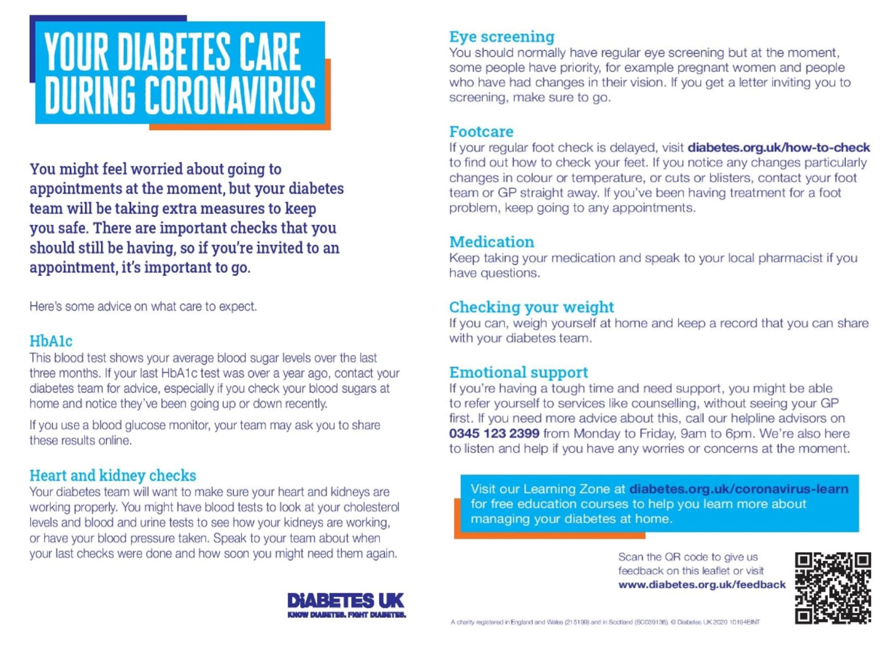 Your Diabetes Care During Coronavirus