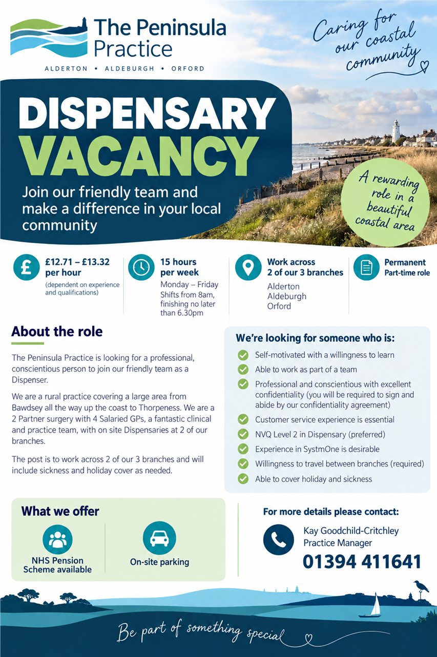 Dispensary Vacancy 