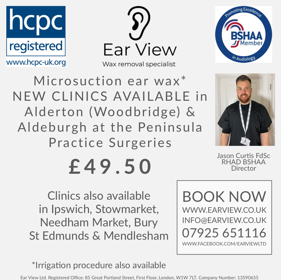 Ear view advert